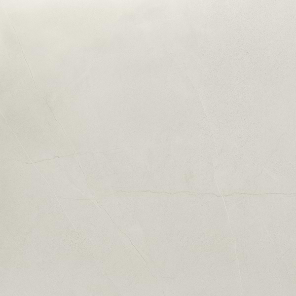 Theo Blanco White 48x48 Marble Look Antique Satin Porcelain Tile