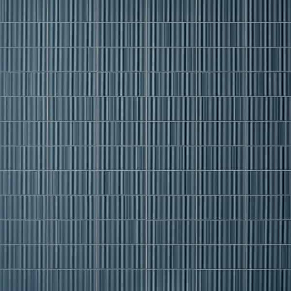 Division Blue 8x16 Fluted 3D Matte Ceramic Wall Tile