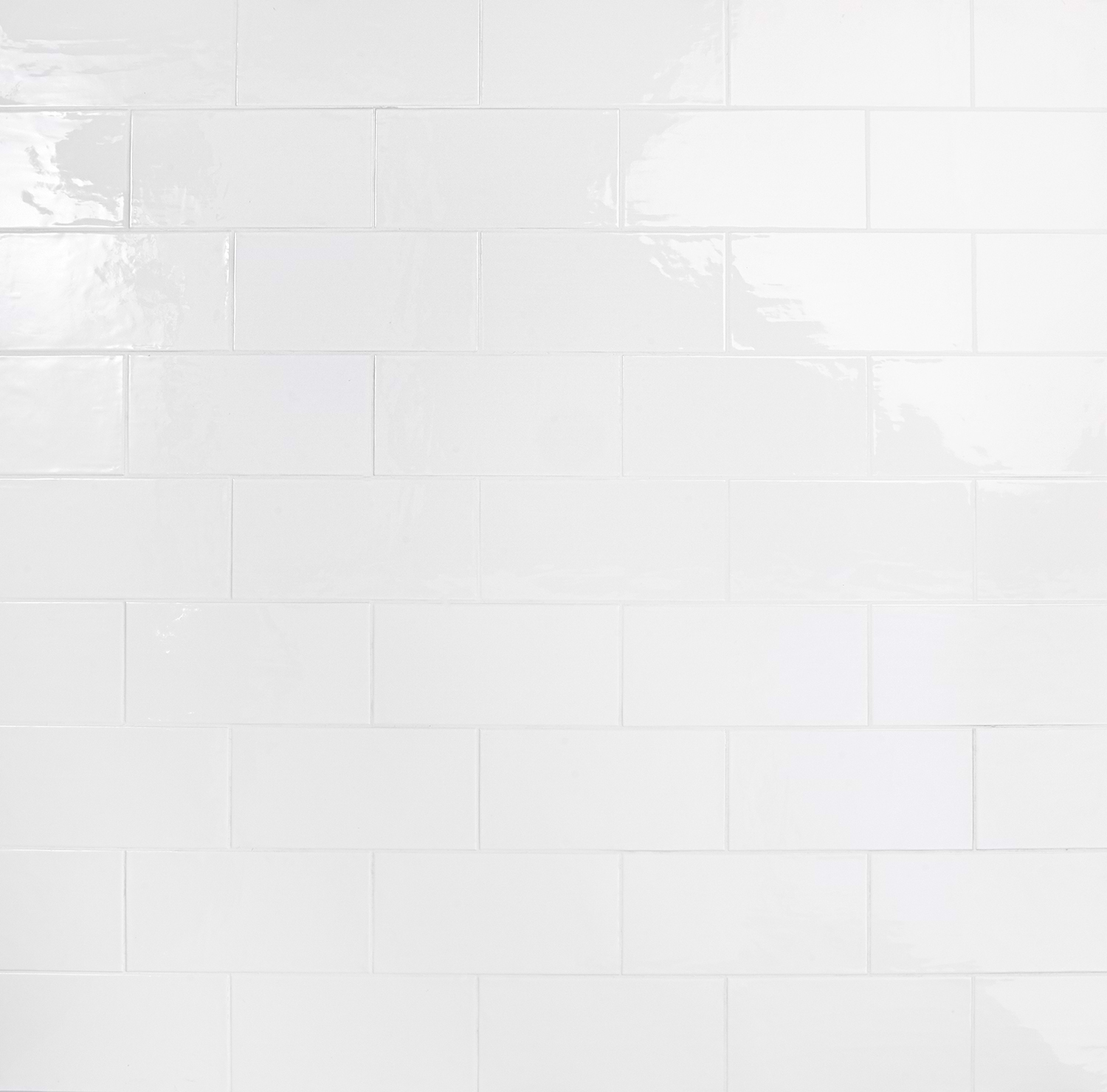 Bellami Bianco White 5x10 Glossy Ceramic Tile