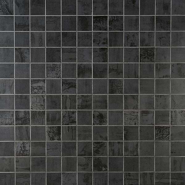 Angela Harris Inspira Dark Gray 2x2 Matte Porcelain Mosaic Tile