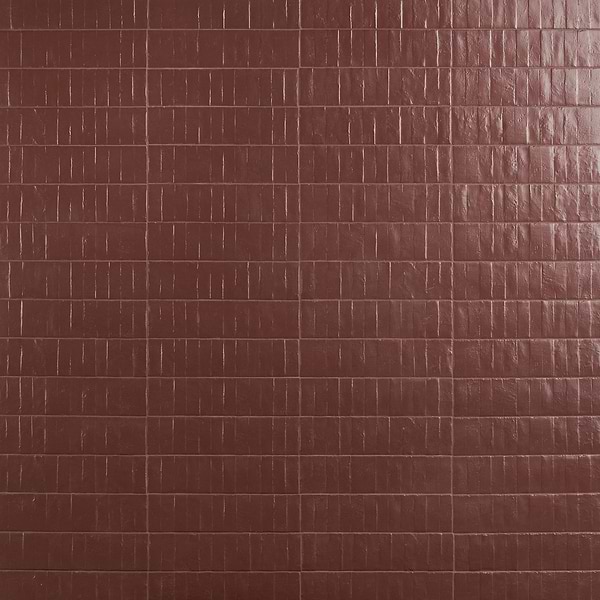 Rework Burgundy Red 3x12 Matte Porcelain Tile