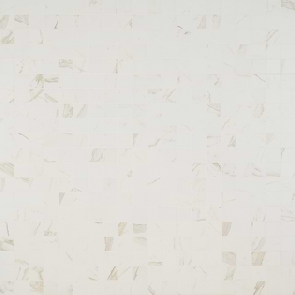 Versilia Calacatta Oro Mosaic Matte 2x2 Porcelain Tile