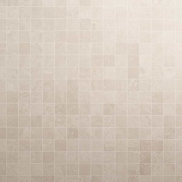 Botticino Extra Light Beige 3x3 Honed Marble Mosaic Tile