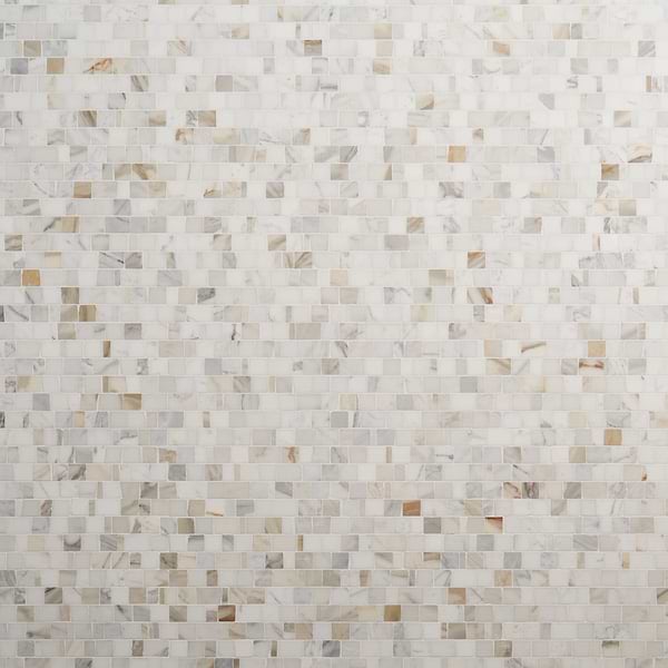 Avanti Calacatta Gold Hand Clipped Joint Honed Marble Mosaic Tile