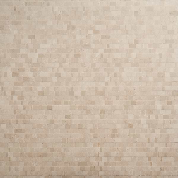 Avanti Crema Marfil Beige Hand Clipped Joint Honed Marble Mosaic TIle