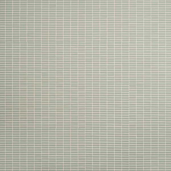 Venini Sage Green 1/2" x 2" Mini Brick Frosted Glass Mosaic Tile