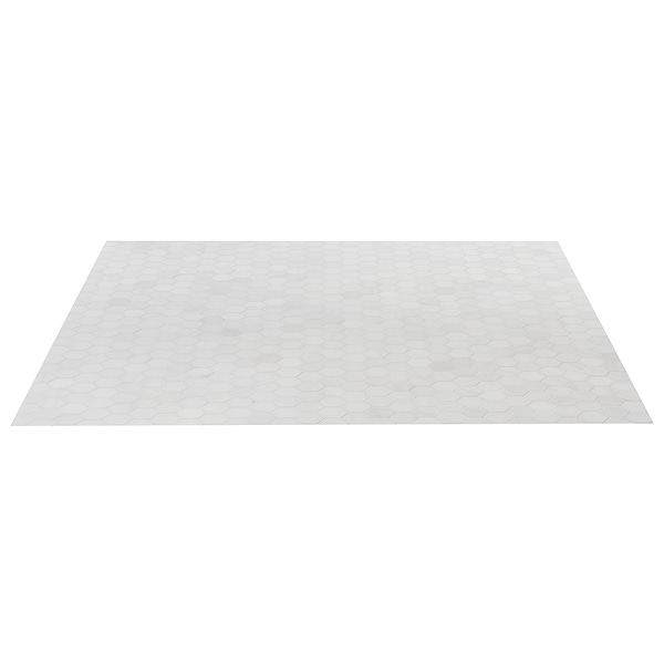 Bianco Dolomite White 2" Hexagon Premium Honed Marble Mosaic Tile