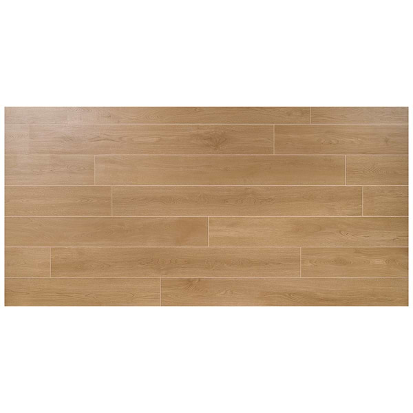 Oaktree Elegant Pale Brown 7x60 XL Wood Look Matte Porcelain Tile