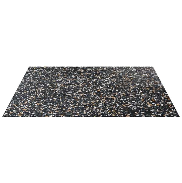 Terrazzo Italy Cava Notte Black 24x24 Honed Marble Tile