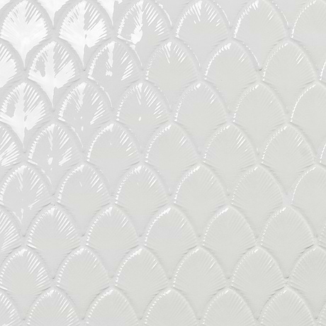 Nabi Fish Scale Glacier White 3x4