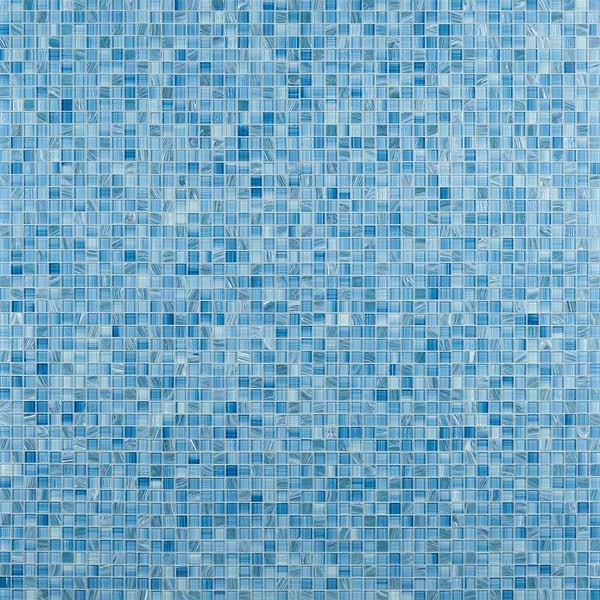 Marley Ocean Blue 1x1 Polished Glass Mosaic