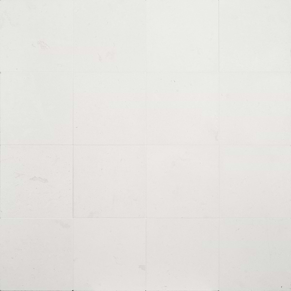 Corinthian White 12x12 Honed Limestone Tile