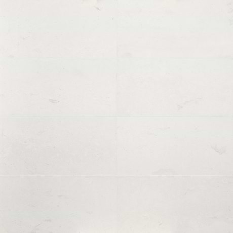 Corinthian White 12x24 Honed Limestone Tile