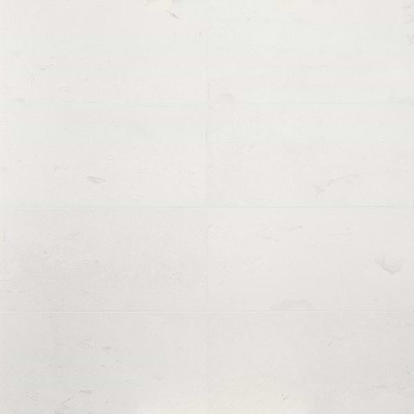 Corinthian White 12x24 Honed Limestone Tile