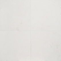 Corinthian White 18x18 Honed Limestone Tile