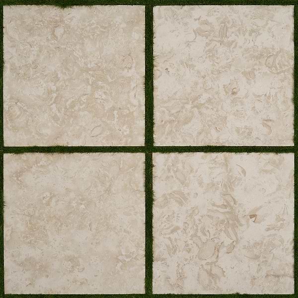 Ocean Reef Beige 24x24 Brushed Limestone 3CM Outdoor Paver