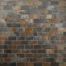 California Gold 3x6 Tumbled Slate Tile