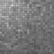 India Black 2x2 Tumbled Slate Mosaic Tile