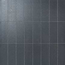 Sonya Flowers Midnight Gray 6x16 Frosted Glass Tile
