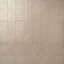 Sonya Waves Bronze 6x16 Frosted Glass Tile