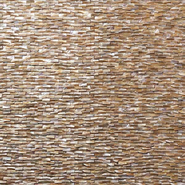 South Seas Pearl 3D Brick Pattern Polished Mosaic Tile