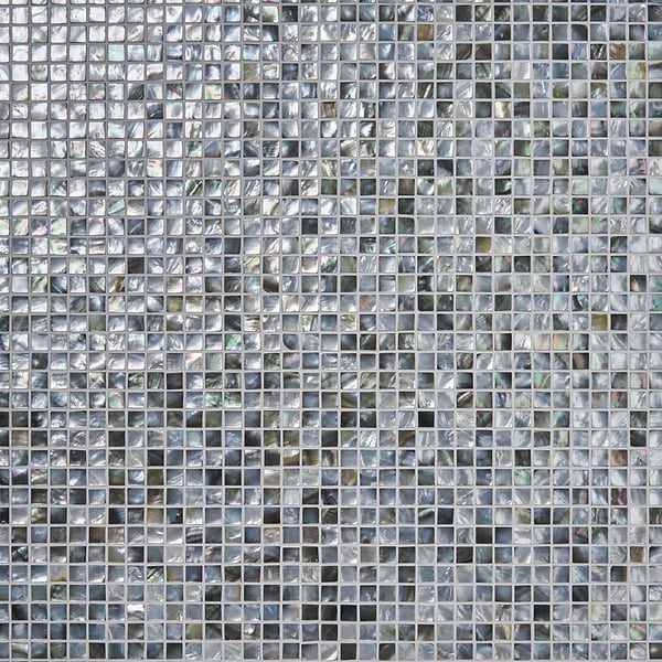 Deep Sea Black Pearl 1x1 Square Pattern Polished Mosaic Tile