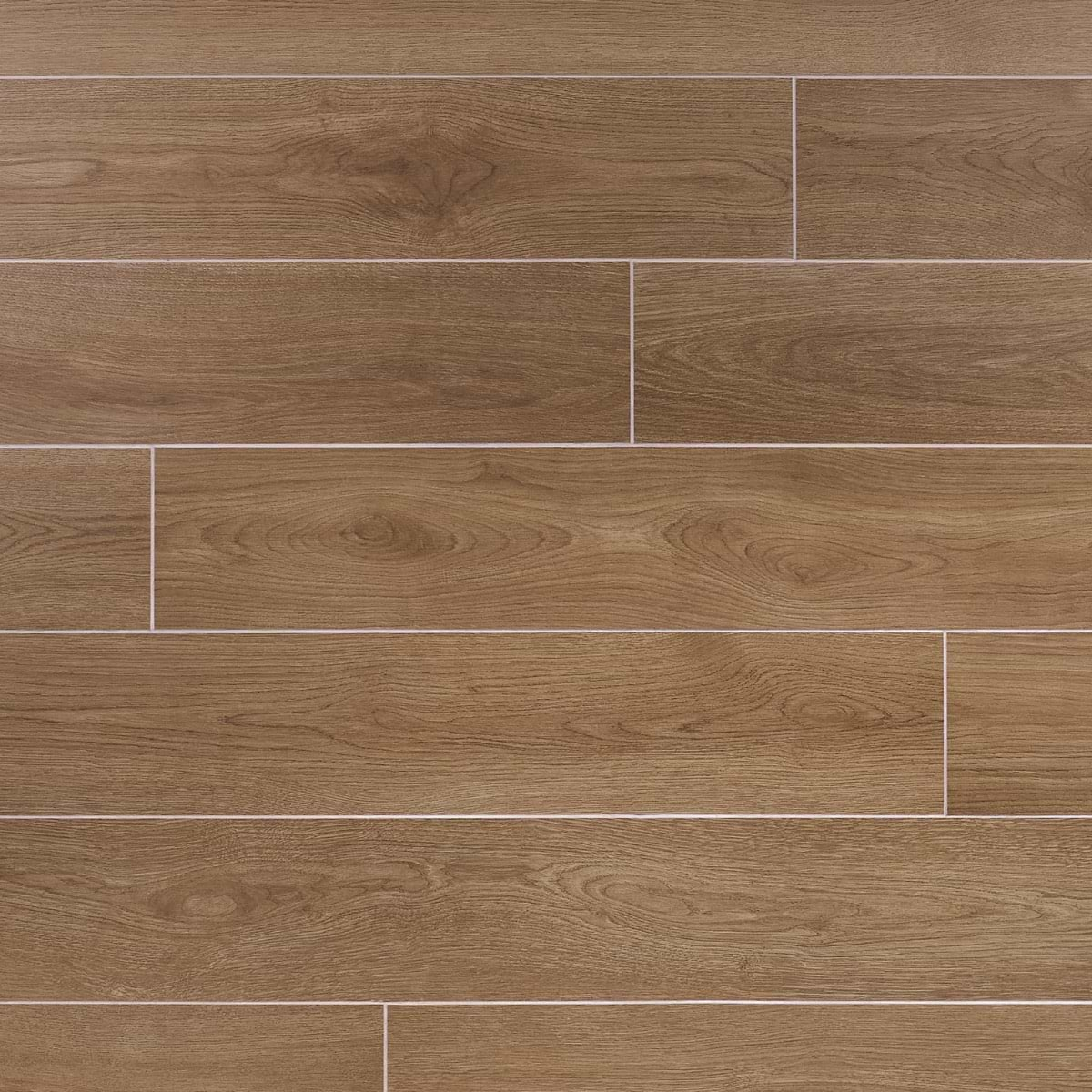 Oaktree Elegant Dark Brown 7x60 XL Wood Look Matte Porcelain Tile