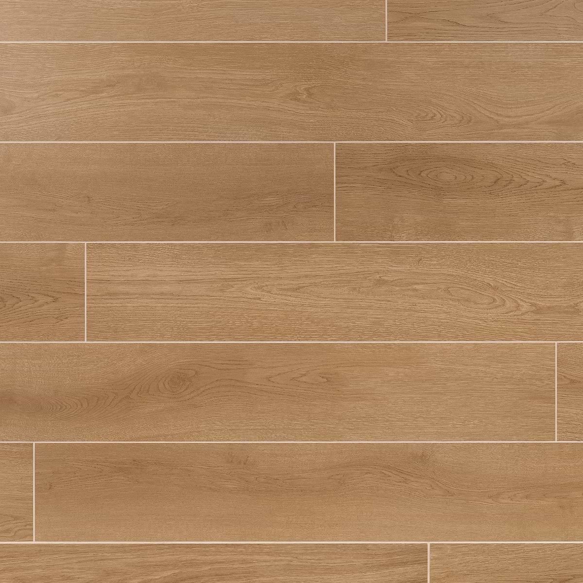 Oaktree Elegant Copper Brown 7x60 XL Wood Look Matte Porcelain Tile