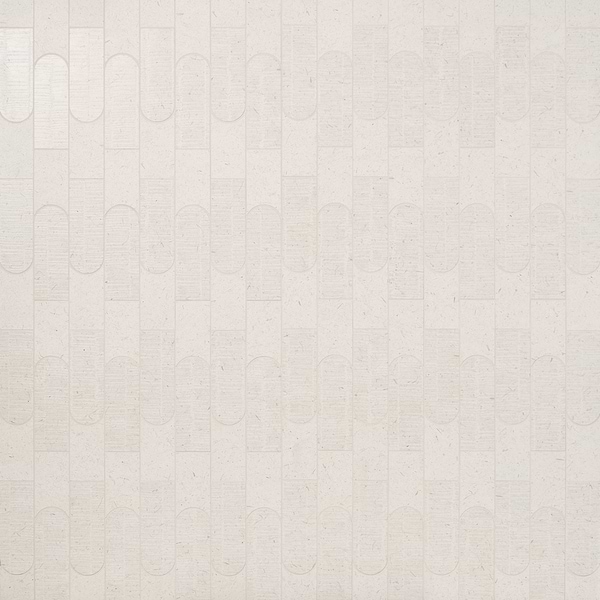 Hikari Tokyo Paper Cream Textured Matte Porcelain Mosaic Tile