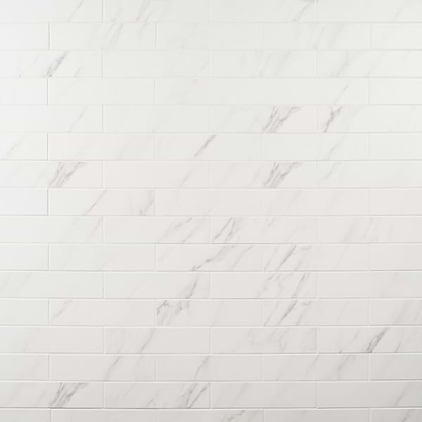 Amalfi Statuario White 3x12 Matte Ceramic Tile