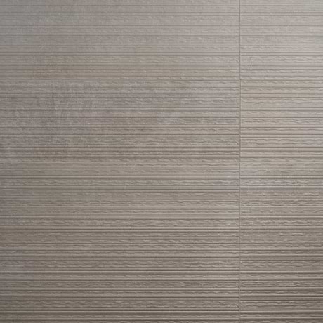 Stoneside Pearl Gray Deco 12x36 Textured Matte Ceramic Tile