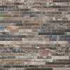 English Brick Industrial Red Mix 2x18 Matte Porcelain Tile