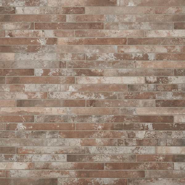 English Brick Sand Terracotta 2x18 Matte Porcelain Tile