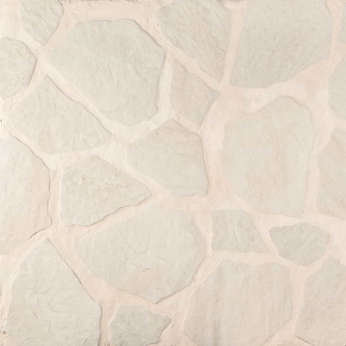 Pathstone Marfil Cream Textured Matte Porcelain Flagstone Tile
