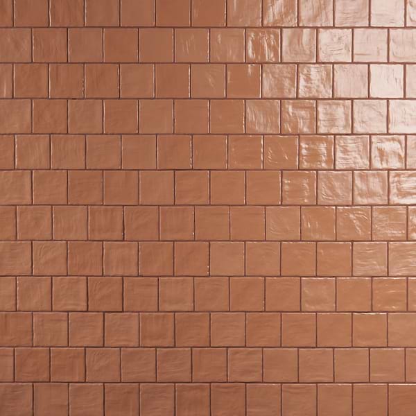 Montauk Terracotta 4x4 Mixed Finish Ceramic Tile