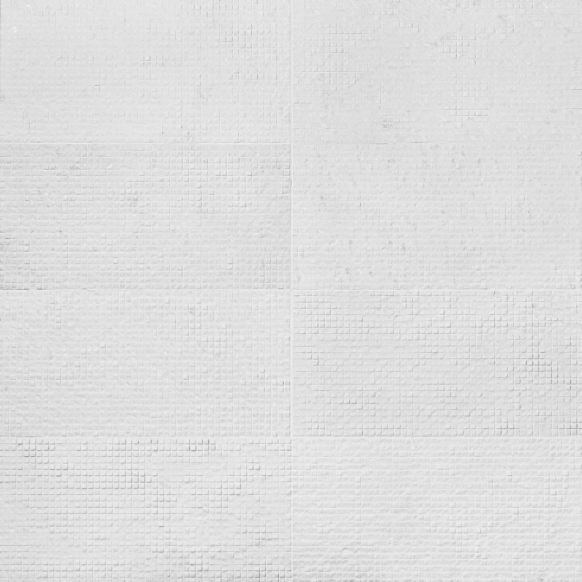 Rakestone Carved Cube Bianco Ice White 12x24 3D Honed Marble Tile