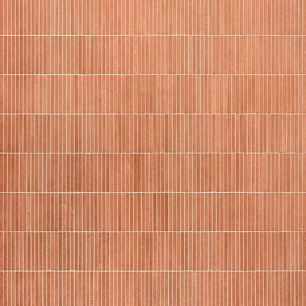 Terra Cortona .5x6 Stacked Matte Terracotta Mosaic Tile