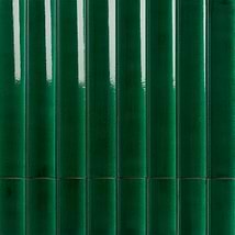 Lava Art Fluted Aegean Green 6x36 3D Glossy Lava Stone Tile