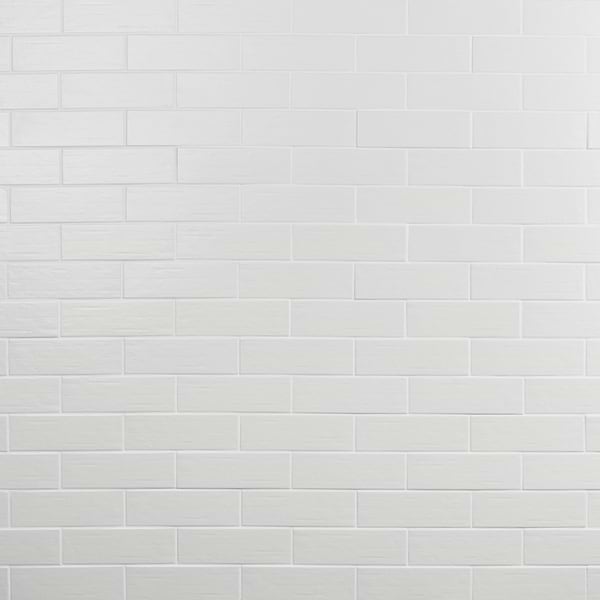 Kiln White 3x9 Matte Porcelain Subway Tile