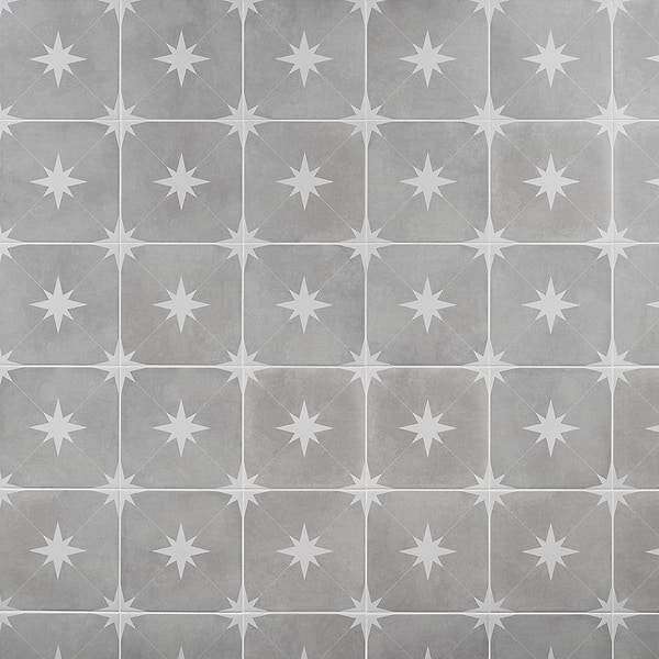 Tau Gris Gray 9x9 Matte Porcelain Tile
