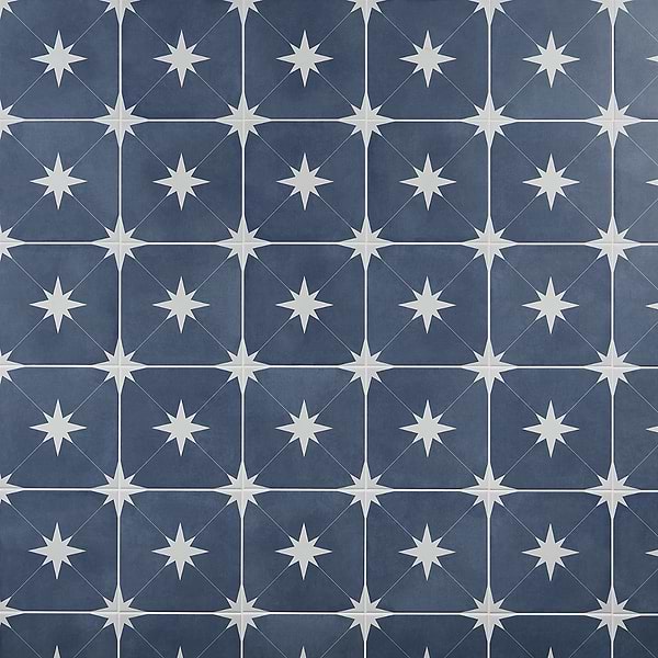 Tau Navy Blue 9x9 Matte Porcelain Tile