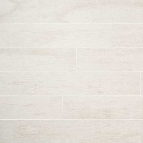 Kenridge White 8x48 Wood Look Matte Porcelain Tile