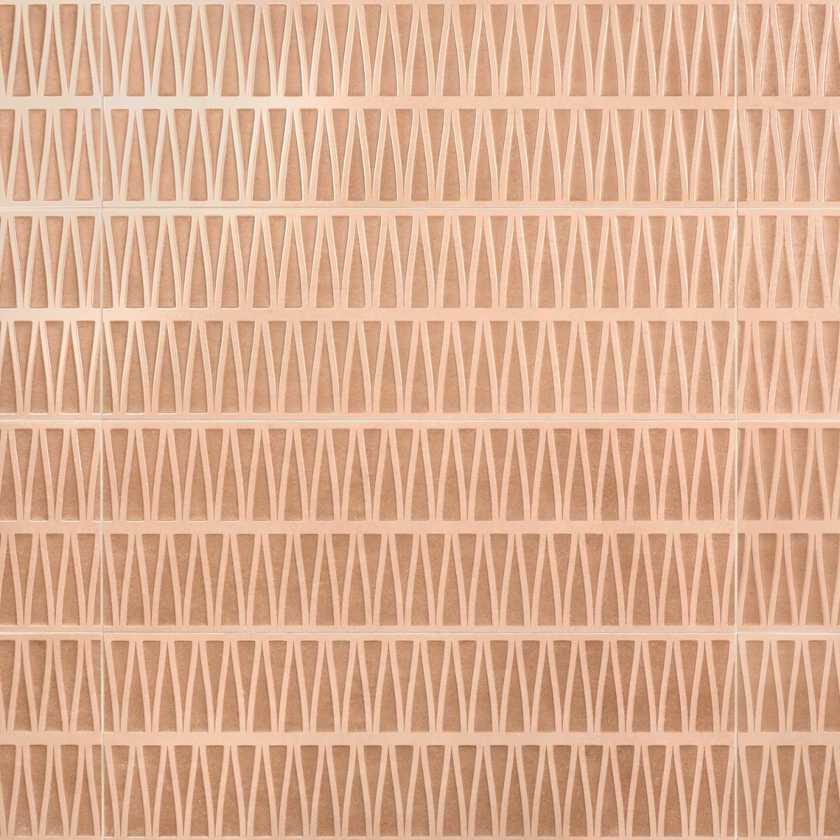 Terramay Deco Terracotta 12x36 3D Mixed Finish Ceramic Tile