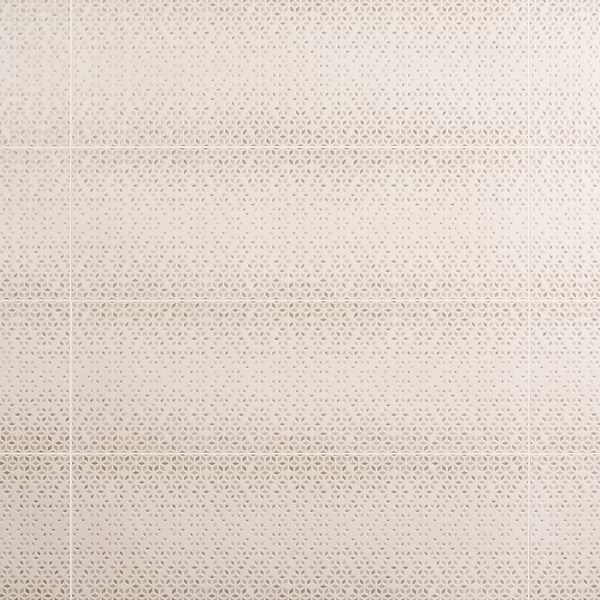 Terramay Flower Taupe 12x36 Textured Mixed Finish Matte Ceramic Tile