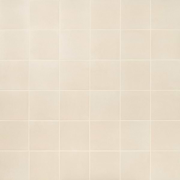 Art Geo by Elizabeth Sutton Bone White 8x8 Matte Porcelain Tile