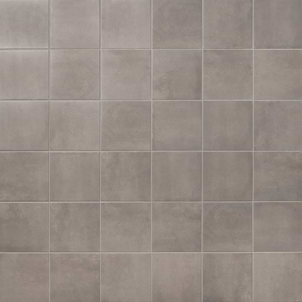 Art Geo by Elizabeth Sutton Mist Gray 8x8 Matte Porcelain Tile