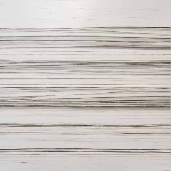 Romani Zebrino Brown and White 3D Textured Veining 24x48 Marble Look Satin Porcelain Tile