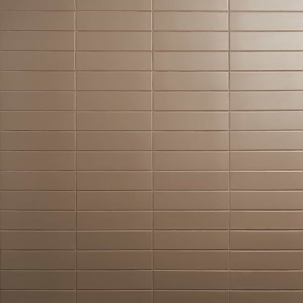 Roller Taupe 3x11 Matte Porcelain Subway Tile