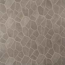 Era Caramel Brown Organic Pattern Limestone Look Matte Porcelain Mosaic Tile