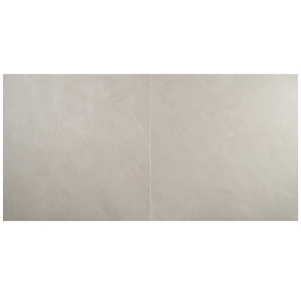 Era Linen White 48x48 Limestone Look Matte Porcelain Tile